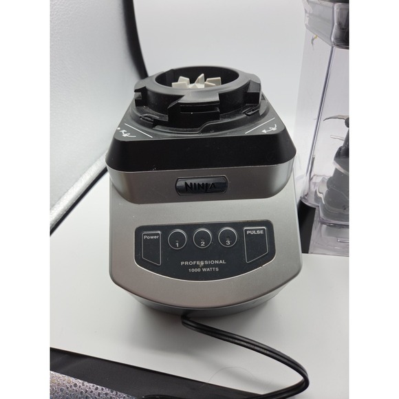 Ninja Other - Ninja Professional Blender 1000 Watts Silver Black Base Only NJ600CO 30 Tested